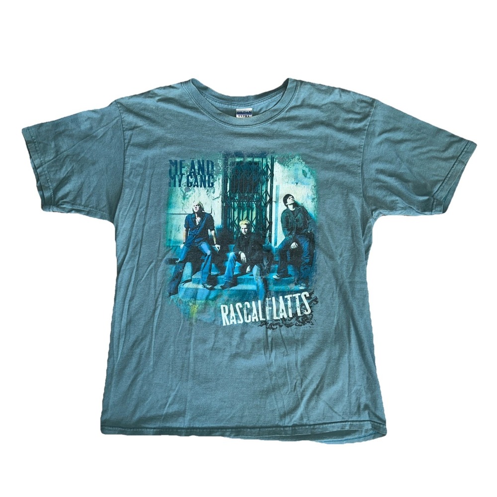 2006 Rascal Flats Me And My Gang Tour Tee Country Music Band Tee Mens Large